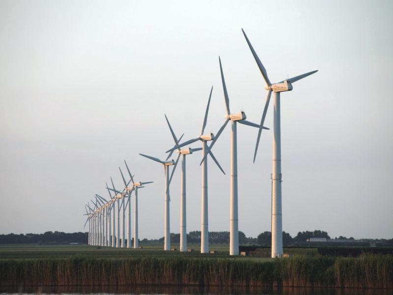The existing wind farm